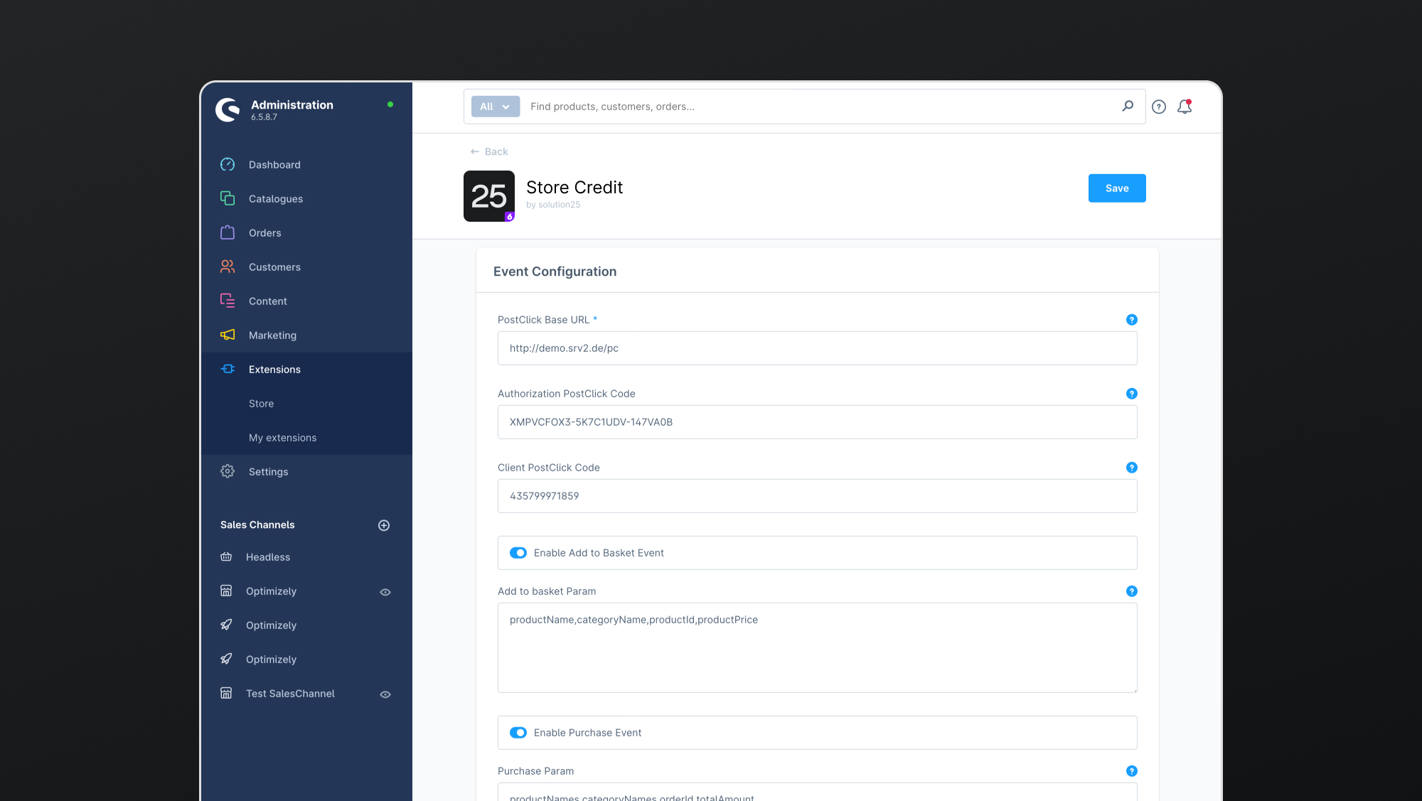 StoreCredit Integration 2