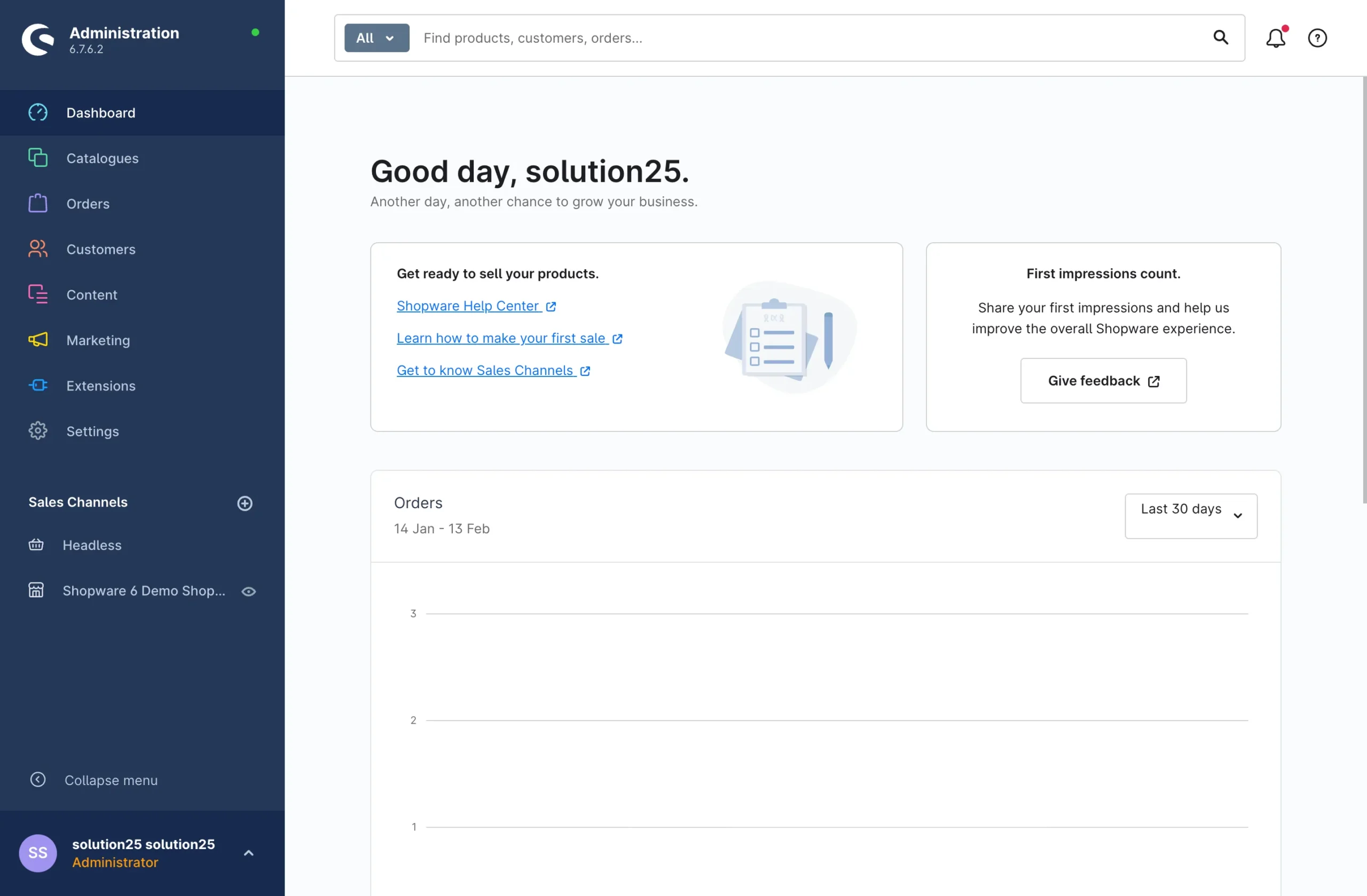 Shopware6 Demo Admin Scaled