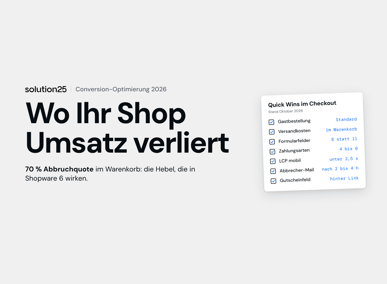 Conversion Optimierung Onlineshop Titelbild