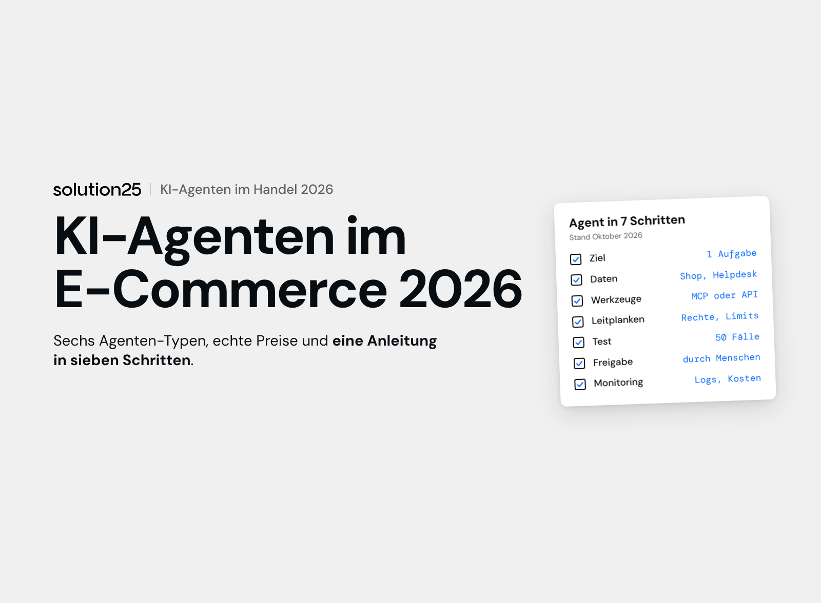 Ki Agenten E Commerce Titelbild