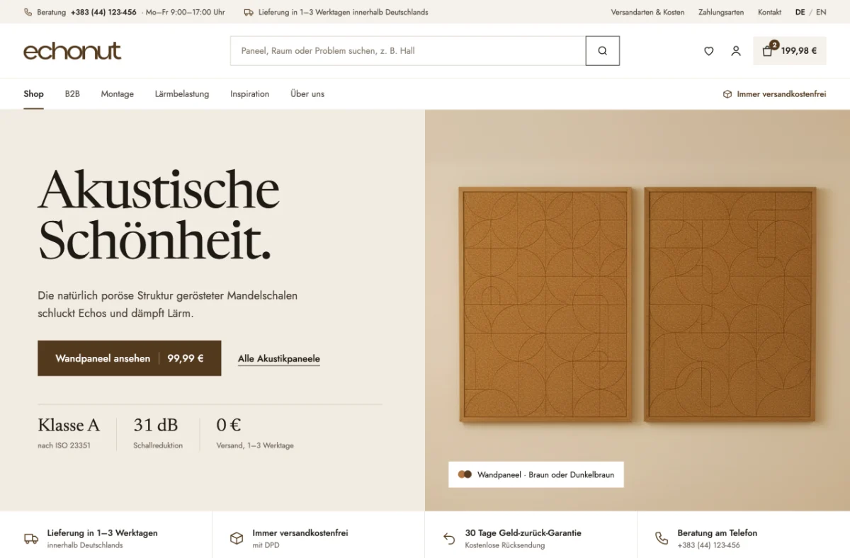 Shop Analyse Startseite Vorschlag Desktop V3