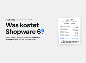 Shopware 6 Kosten 2026 Titelbild 300x221