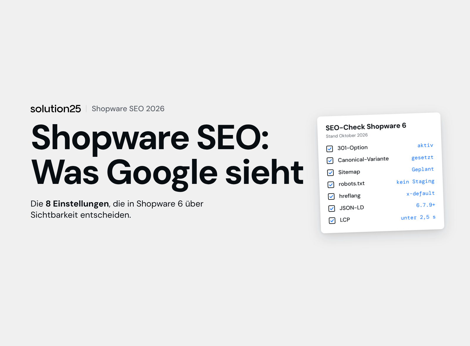 Shopware Seo Titelbild